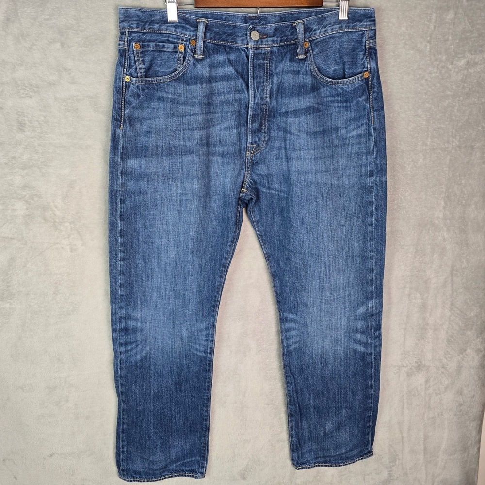 Levis 501 XX Original Fit Jeans Mens 36x30 Medium Wash Blue Straight Leg